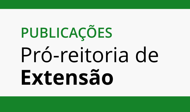 Publicações da Pró-reitoria de Extensão